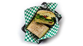 A halved Veggie Arianna